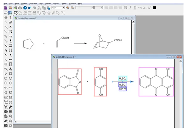 ChemDraw怎么画乙炔和吡啶-羧基-氮氧化物，详细说明