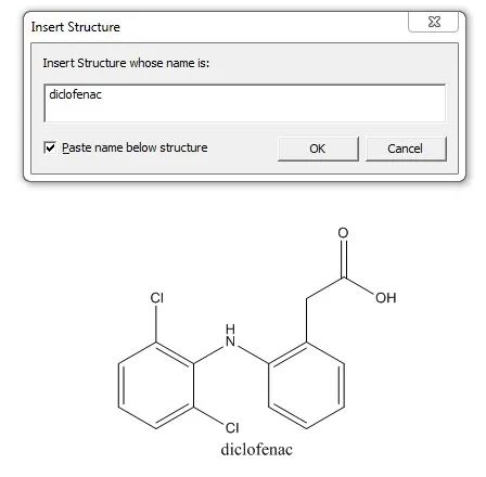 输入diclofenac跳出分子式界面.png