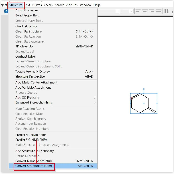 ChemDraw轻松绘制3D结构式