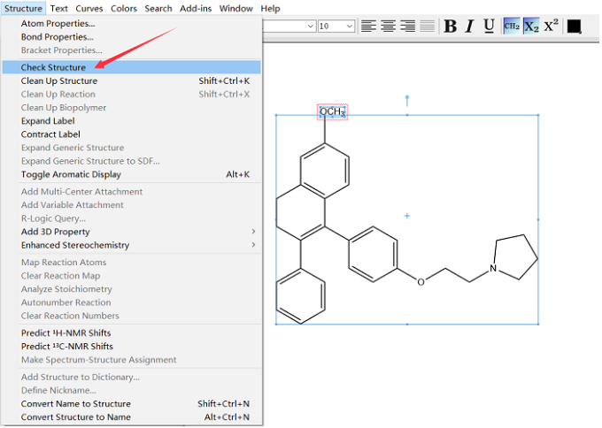 ChemDraw环系颜色填充技巧