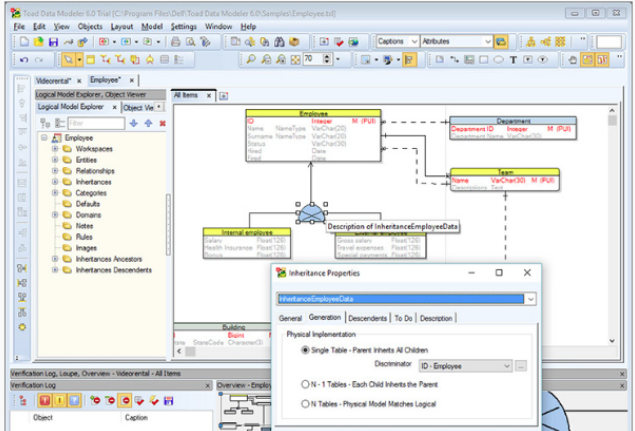 Quest：Toad Data Modeler