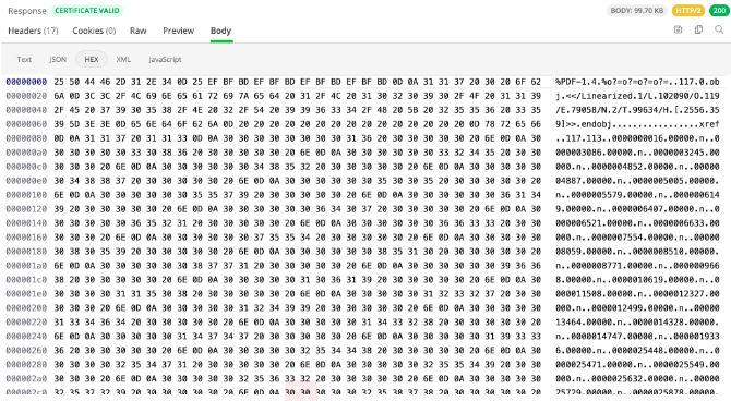 Fiddler Everywhere4.1版本-十六进制视图检查器.png Fiddler Everywhere4.1版本-十六进制视图检查器.png