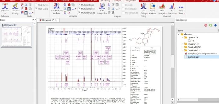 Mnova 12 中的 1D 1H-NMR 入门指南