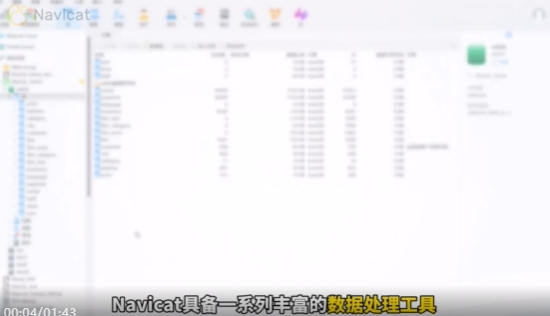 Navicat数据操作的便捷性
